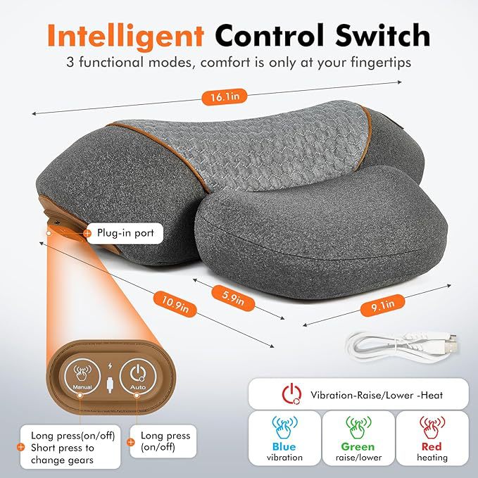 Therapeutic Traction Massager Pillow